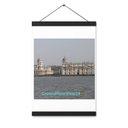 Riverside Beauty Poster with hangers with groundfloorview24 with House Logo