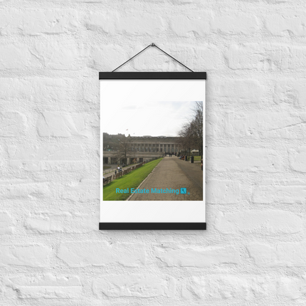 Majestic Palace Poster with hangers with realestatematching with key Logo