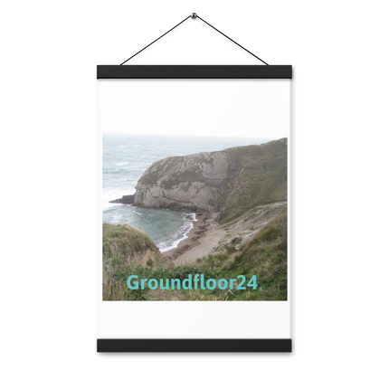 Sea & Hills Poster with hangers with Groundfloor24 without House Logo