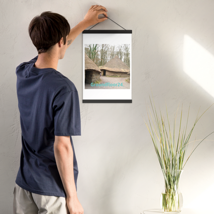 Village Charm Poster with hangers with Groundfloor24 without House Logo