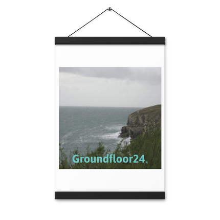 Seaside Serenity Palace Poster with hangers with Groundfloor24 without House Logo
