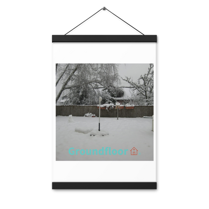 Winter Wonderland Poster with hangers with Groundfloor with House Logo