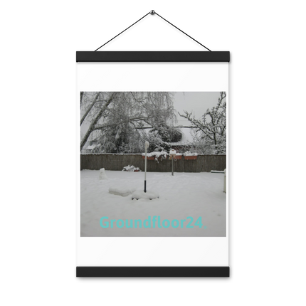 Winter Wonderland Poster with hangers with Groundfloor24 without House Logo