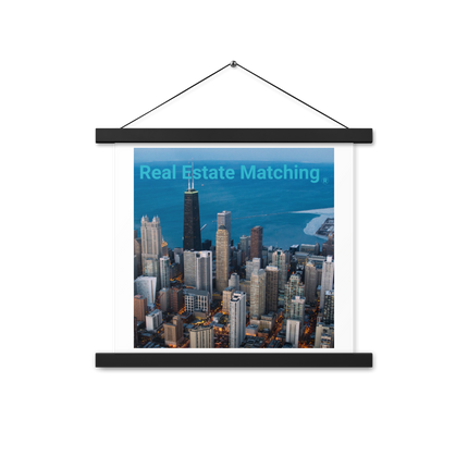 Beutiful Sinari Poster with hangers with Real Estate Matching Logo