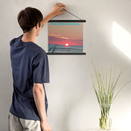 Beutiful Poster with hangers with Real Estate Matching Logo