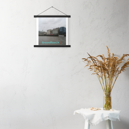 Beautiful Place Poster with hangers with Groundfloor24 Logo