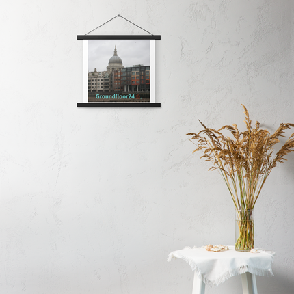 St. Paul's Cathedral Poster with hangers with Groundfloor24 Logo