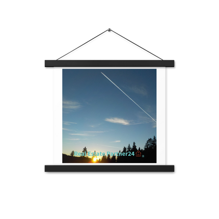 Attractive Sinari Poster with hangers with realestatepartner24 with house Logo
