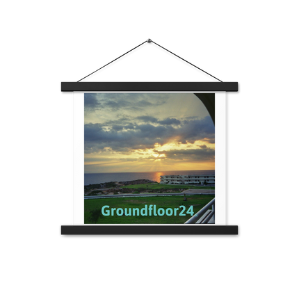 Natural View Poster with hangers with Groundfloor24 without House Logo