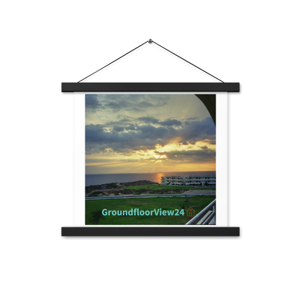 Natural View Poster with hangers with groundfloorview24 with House Logo