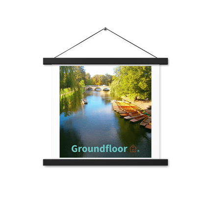 Beautiful Nature Poster with hangers with Groundfloor with House Logo