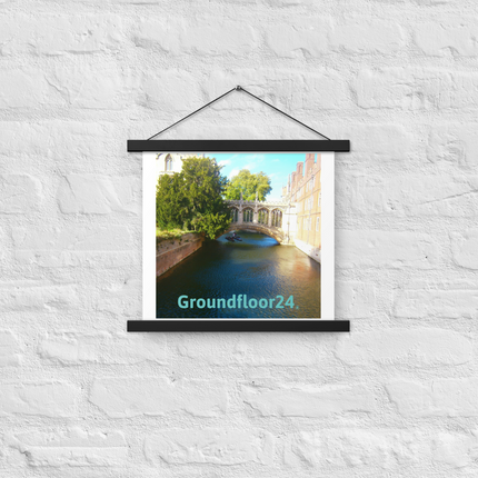 Beautiful Canel Poster with hangers with Groundfloor24 without House Logo