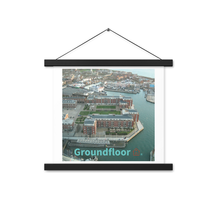 Nice City Poster with hangers with Groundfloor with House Logo