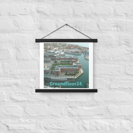 Nice City Poster with hangers with Groundfloor24 without House Logo