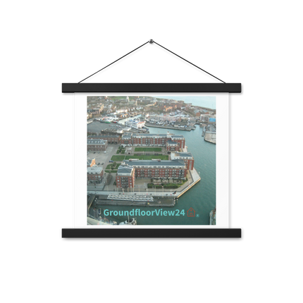 Nice City Poster with hangers with groundfloorview24 with House Logo