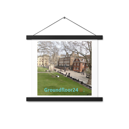 Beautiful Park Poster with hangers with Groundfloor24 with House Logo