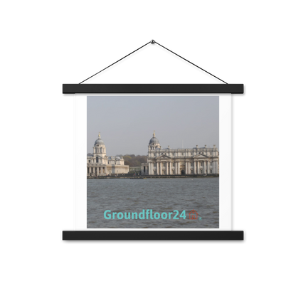 Riverside Beauty Poster with hangers with Groundfloor24 with House Logo