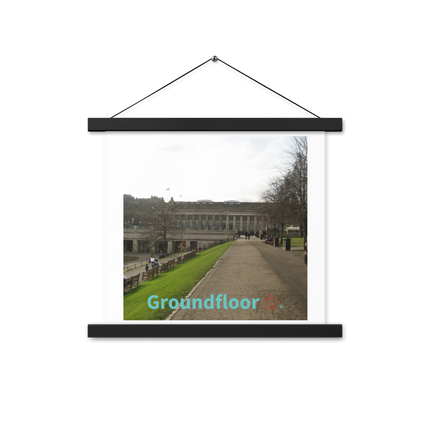Majestic Palace Poster with hangers with Groundfloor with House Logo