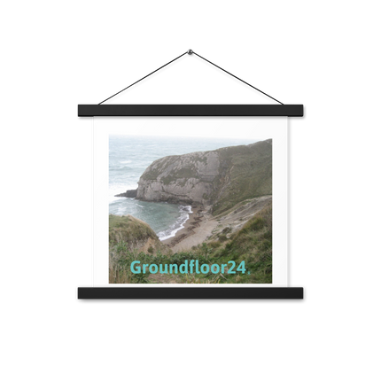 Sea & Hills Poster with hangers with Groundfloor24 without House Logo