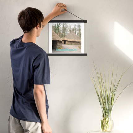 Village Charm Poster with hangers with Groundfloor24 without House Logo
