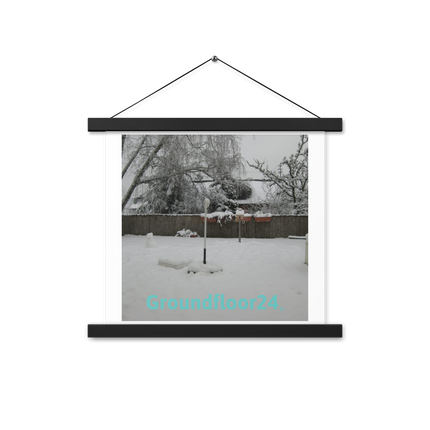 Winter Wonderland Poster with hangers with Groundfloor24 without House Logo