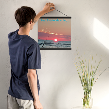 Beutiful Poster with hangers with Real Estate Matching Logo