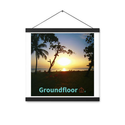 Beautiful Sea View Poster with hangers with Groundfloor with House Logo