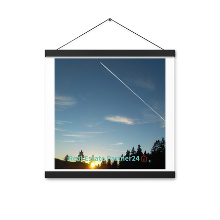 Attractive Sinari Poster with hangers with realestatepartner24 with house Logo