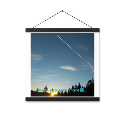 Attractive Sinari Poster with hangers with realestatematching24 with key Logo