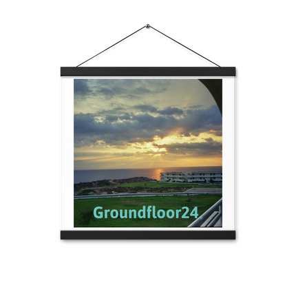 Natural View Poster with hangers with Groundfloor24 without House Logo