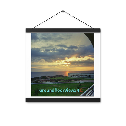 Natural View Poster with hangers with groundfloorview24 with House Logo