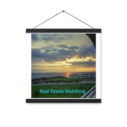 Natural View Poster with hangers with realestatematching without key Logo