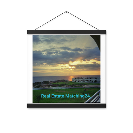 Natural View Poster with hangers with realestatematching24 without key Logo