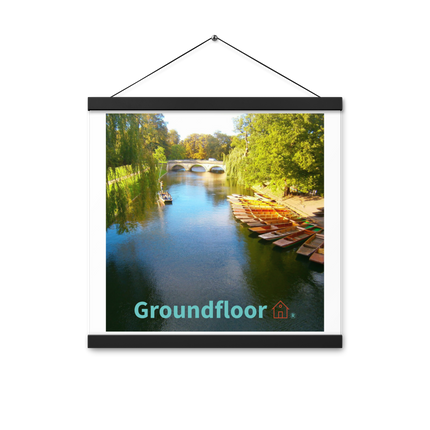 Beautiful Nature Poster with hangers with Groundfloor with House Logo