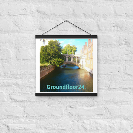 Beautiful Canel Poster with hangers with Groundfloor24 without House Logo