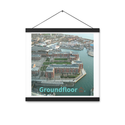 Nice City Poster with hangers with Groundfloor with House Logo