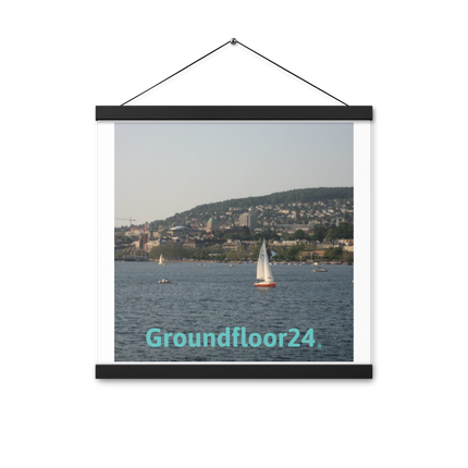Beautiful River & Hills Sinari Poster with hangers with Groundfloor24 without House Logo