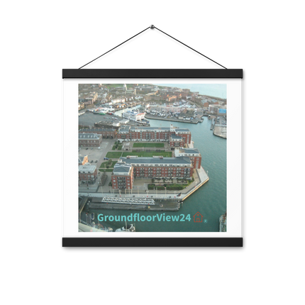 Nice City Poster with hangers with groundfloorview24 with House Logo