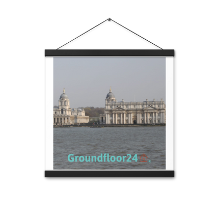 Riverside Beauty Poster with hangers with Groundfloor24 with House Logo