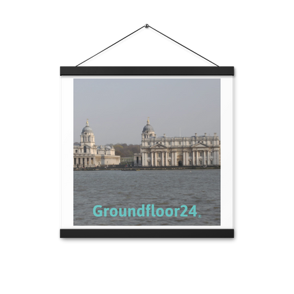 Riverside Beauty Poster with hangers with Groundfloor24 without House Logo