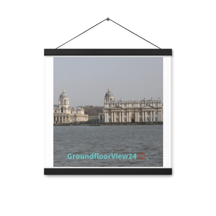 Riverside Beauty Poster with hangers with groundfloorview24 with House Logo
