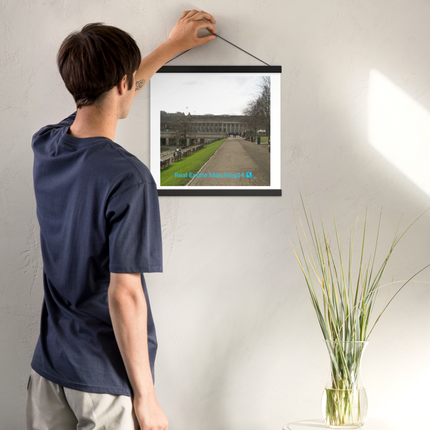 Majestic Palace Poster with hangers with realestatematching24 with key Logo