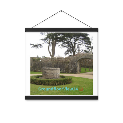Nature's Wonders Poster with hangers with groundfloorview24 with House Logo