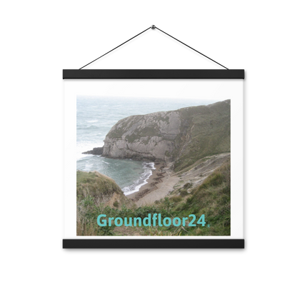 Sea & Hills Poster with hangers with Groundfloor24 without House Logo