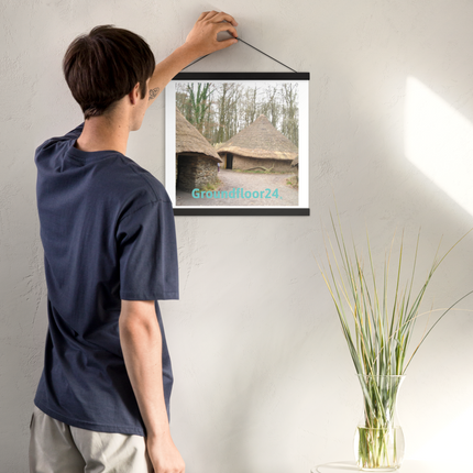 Village Charm Poster with hangers with Groundfloor24 without House Logo
