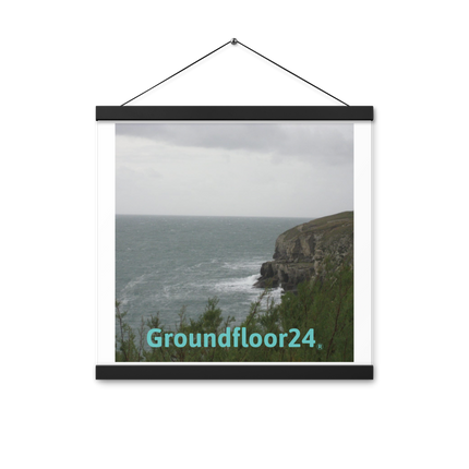 Seaside Serenity Palace Poster with hangers with Groundfloor24 without House Logo