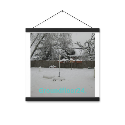 Winter Wonderland Poster with hangers with Groundfloor24 without House Logo