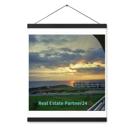 Natural View Poster with hangers with realestatepartner24 with house Logo
