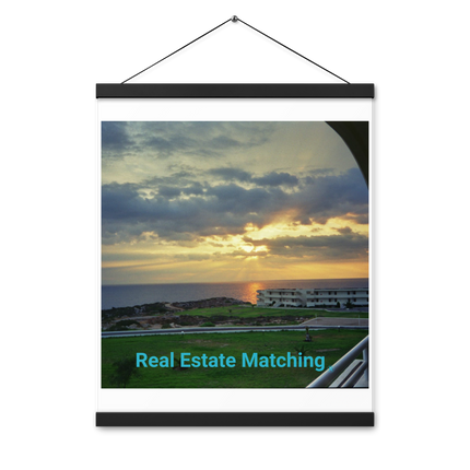 Natural View Poster with hangers with realestatematching without key Logo