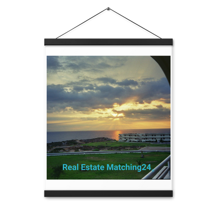 Natural View Poster with hangers with realestatematching24 without key Logo